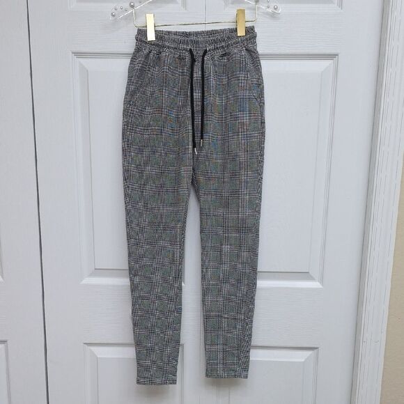 Project X Paris Gray Plaid Joggers - Picture 1 of 8